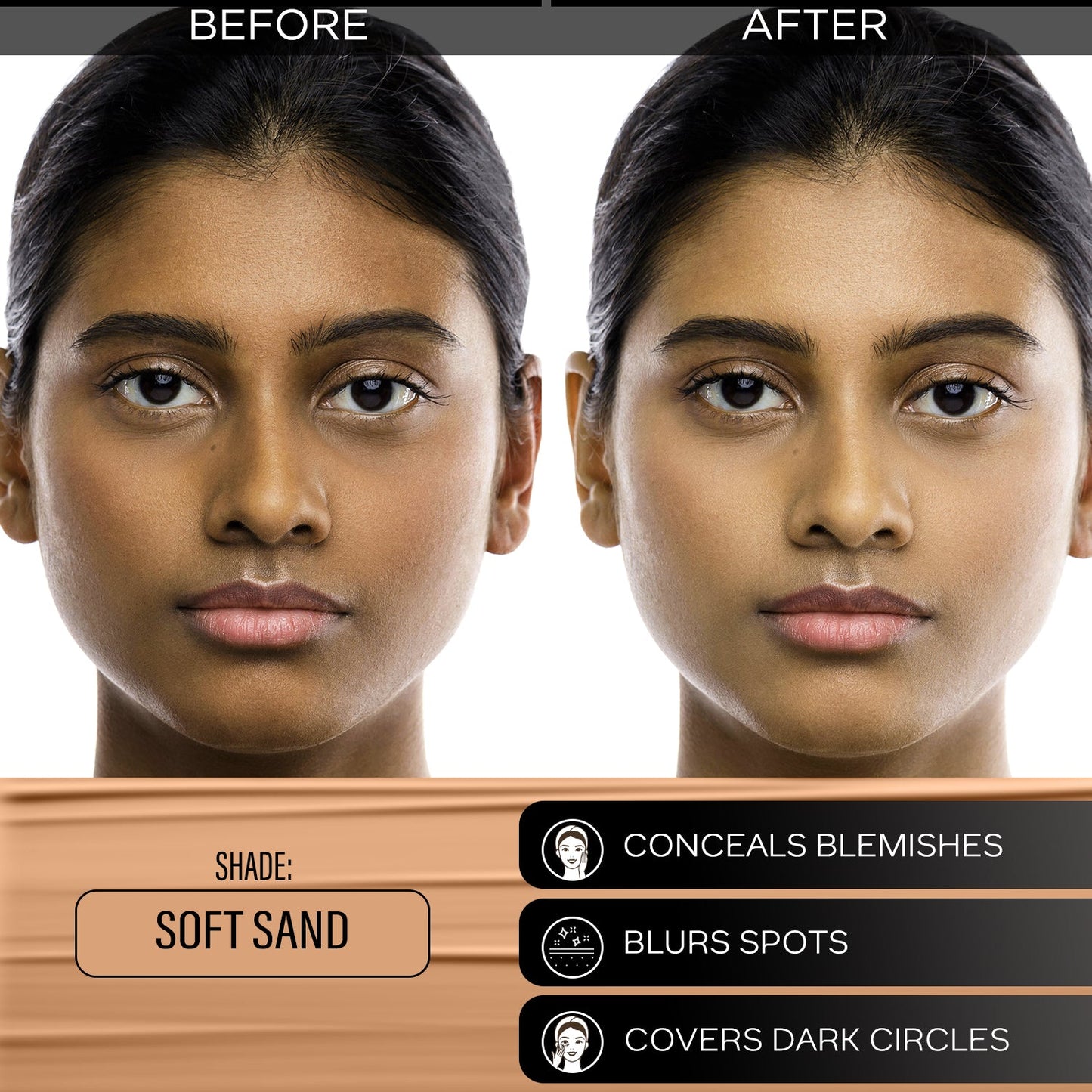Faces Canada 3 in 1 All Day Hydra Matte Mini Foundation | 15 ml | iBellaa