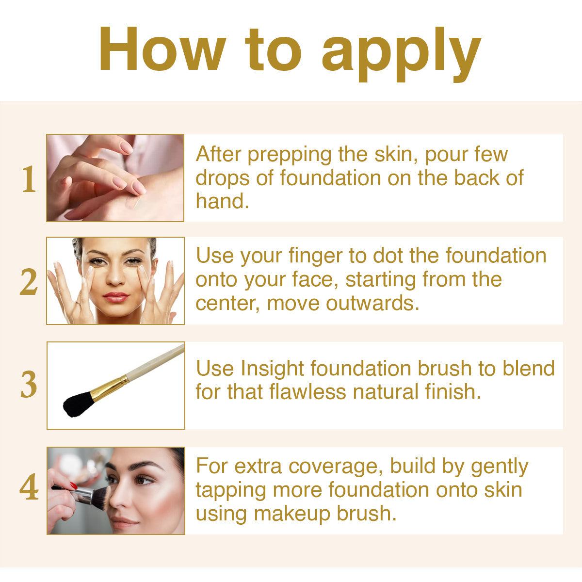 Insight Professional Full Cover Soft Focus Foundation | 25 g | iBellaa