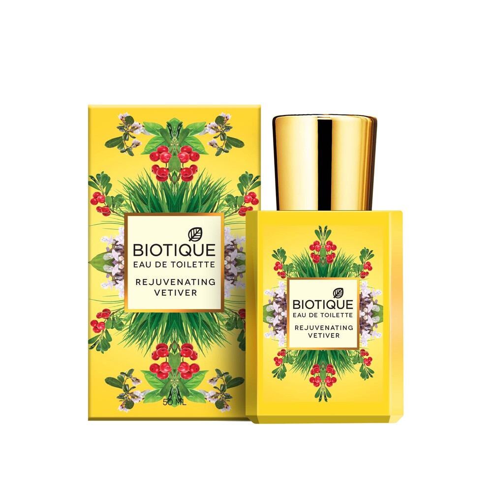 Biotique Rejuvenating Vetiver Eau De Toilette 50ml | iBellaa