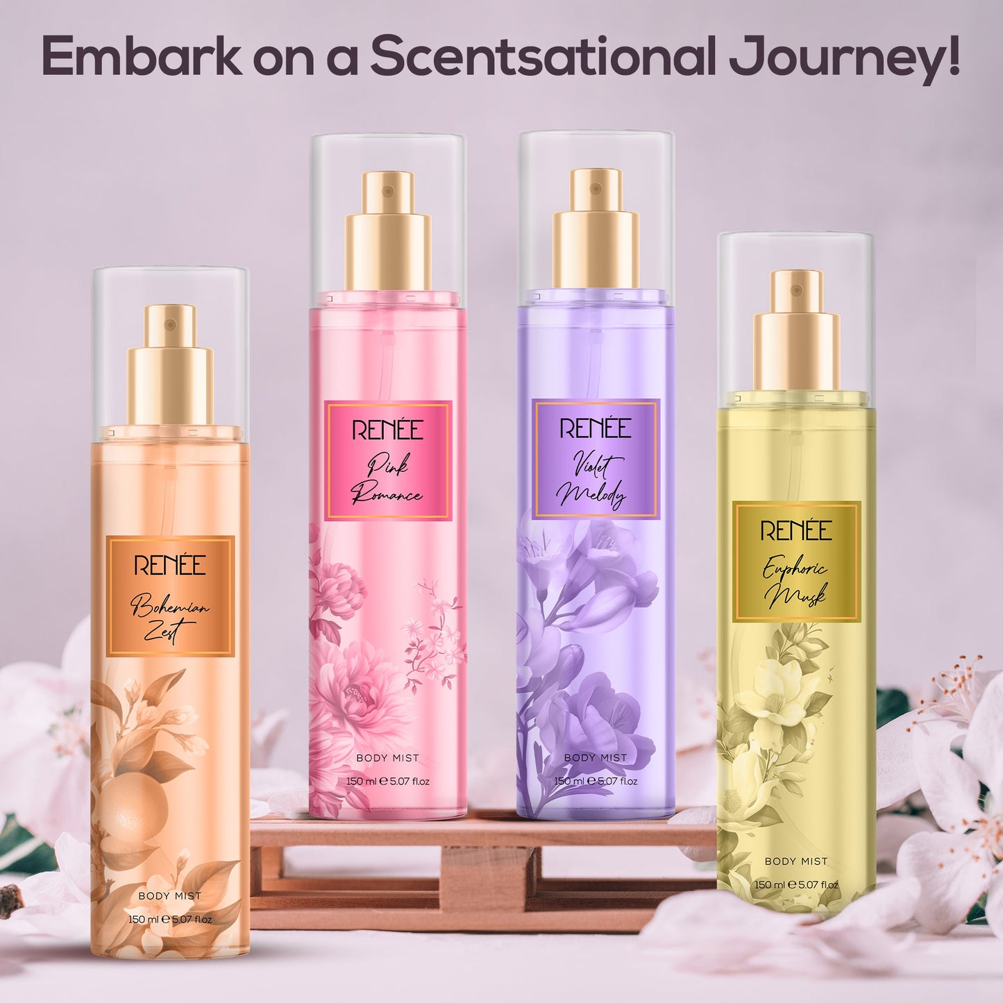 RENEE Violet Melody Body Mist, 150ml | iBellaa