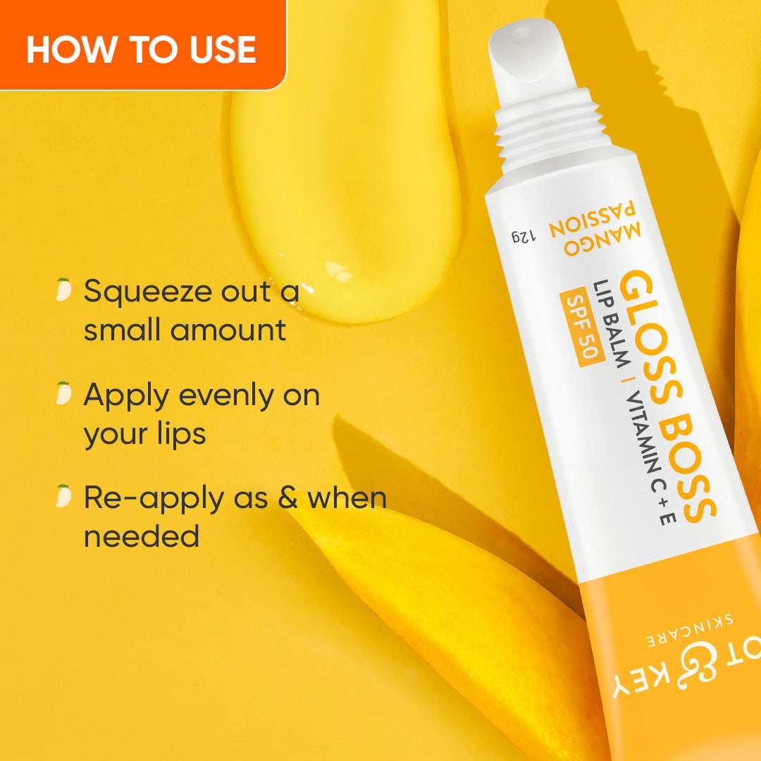 DOT & KEY Vitamin C + E Lip Balm with SPF 50+ | 12 g | iBellaa
