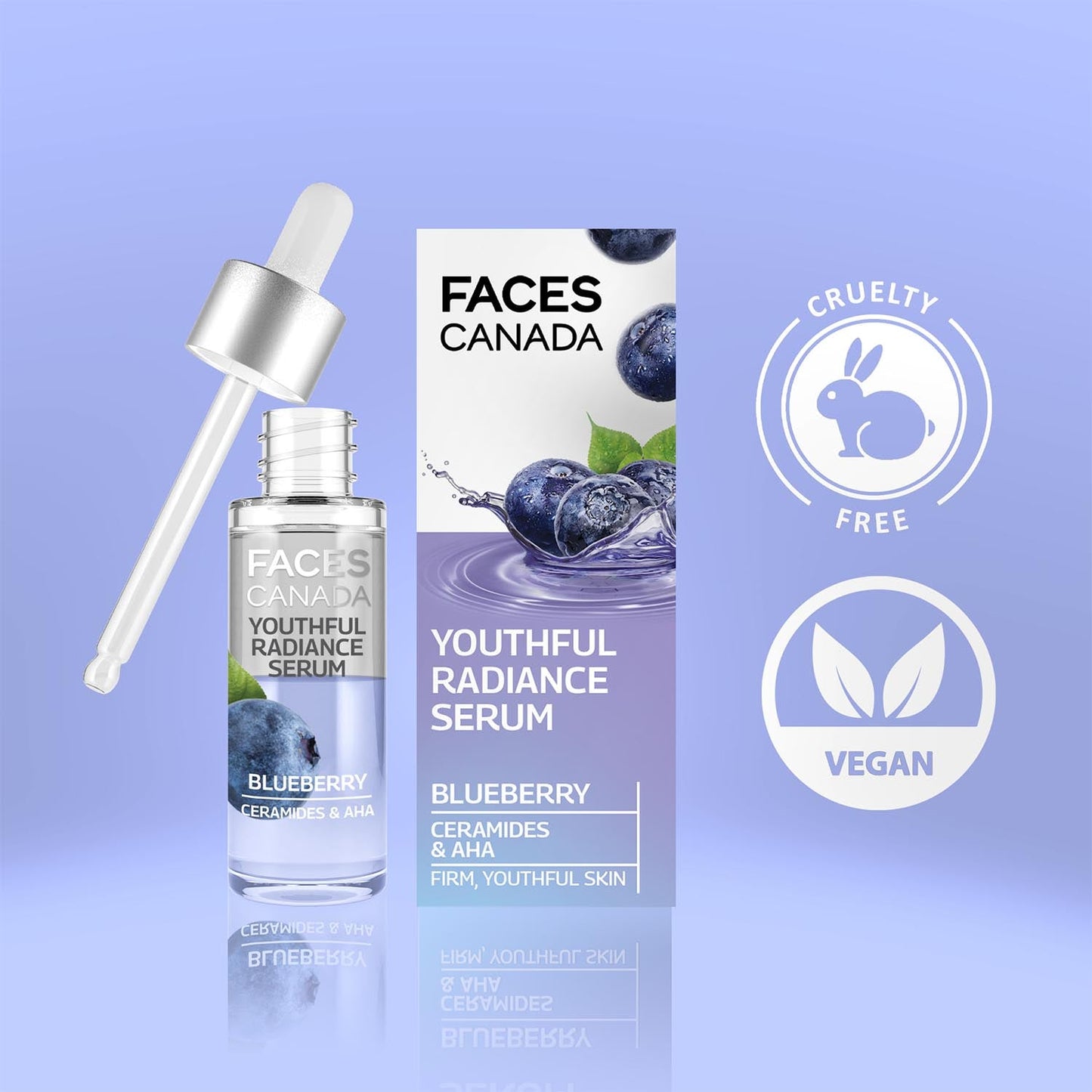 Faces Canada Youthful Radiance Serum Blueberry | 27 ml | iBellaa