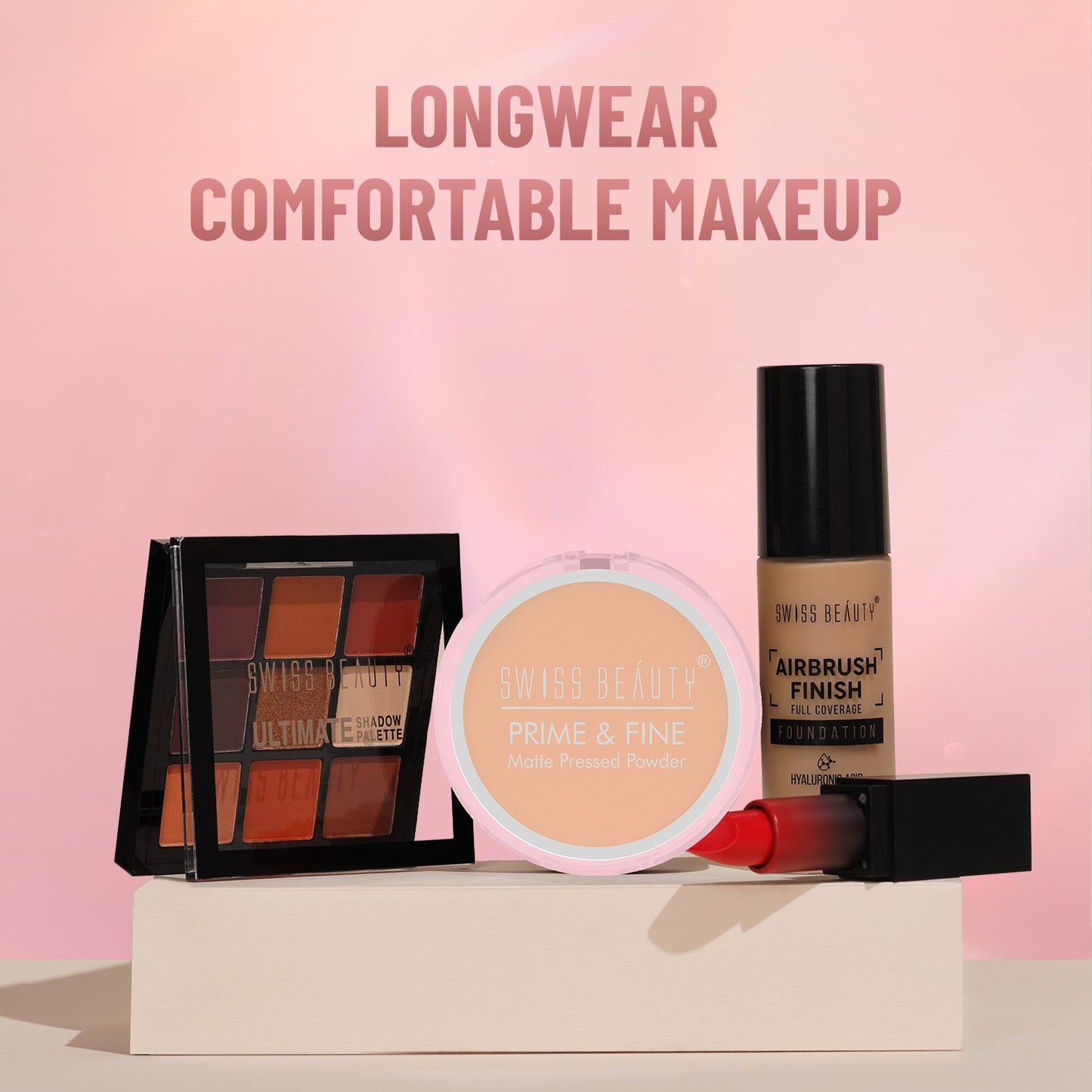 Swiss Beauty Prime & Fine Compact Powder | 8 g | iBellaa