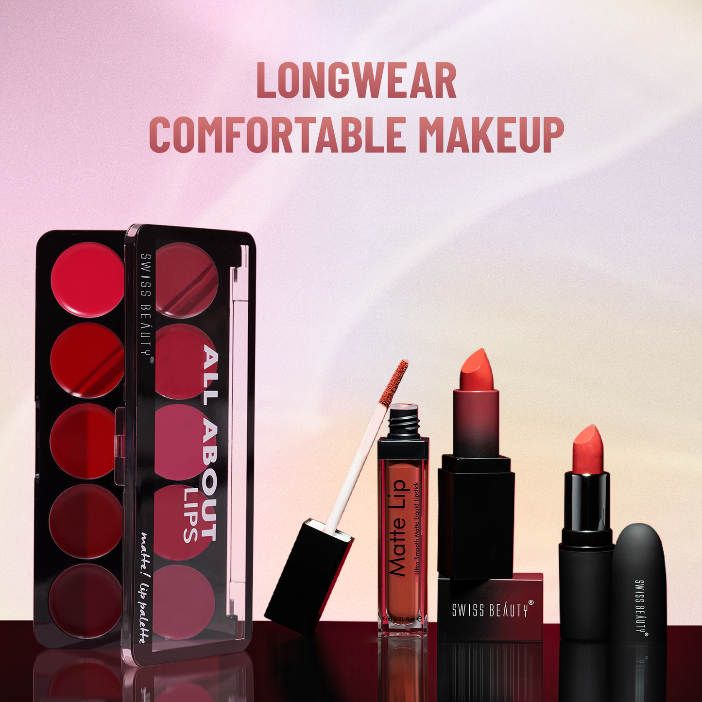 Swiss Beauty Matte Lip Palette | 12 g | iBellaa
