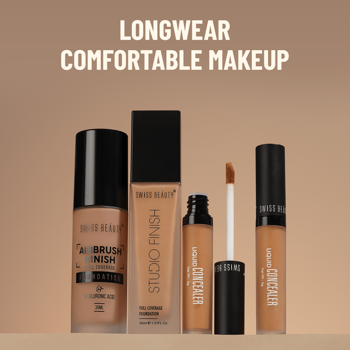 Swiss Beauty Studio Finish Foundation | 30 ml | iBellaa