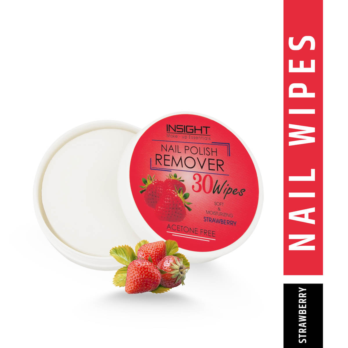 Insight Cosmetics Nail Polish Remover Wipes - 30 | 15 ml | iBellaa