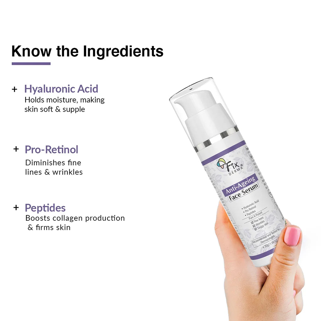 Fixderma Anti Ageing Face Serum | iBellaa