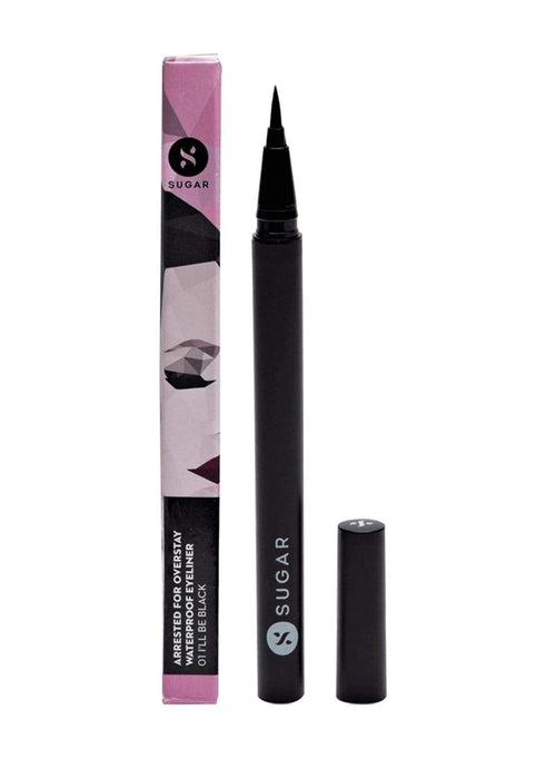 SUGAR Arrested For Overstay Waterproof Eyeliner - 01 I'll Be Black (Black) | 0.55 ml | iBellaa