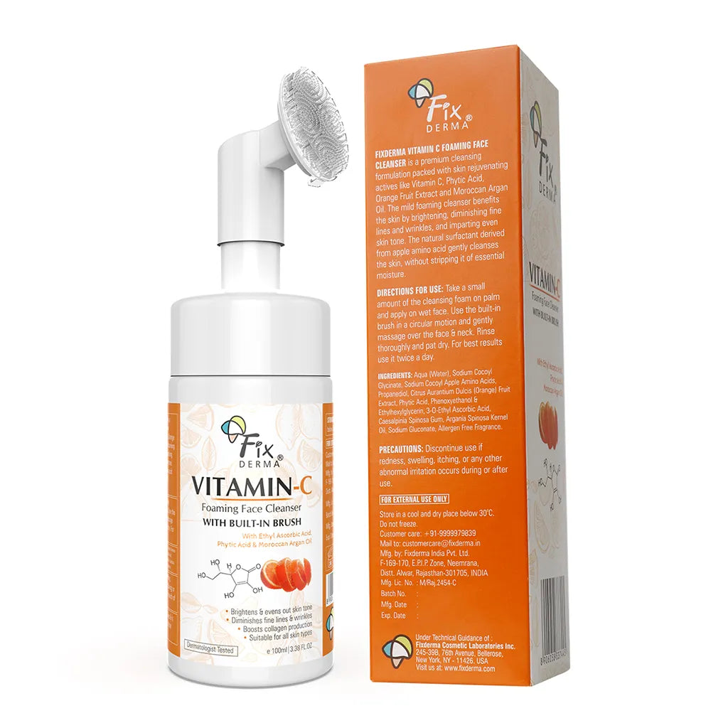 Fixderma Vitamin C Foaming Face Cleanser | 100 ml | iBellaa