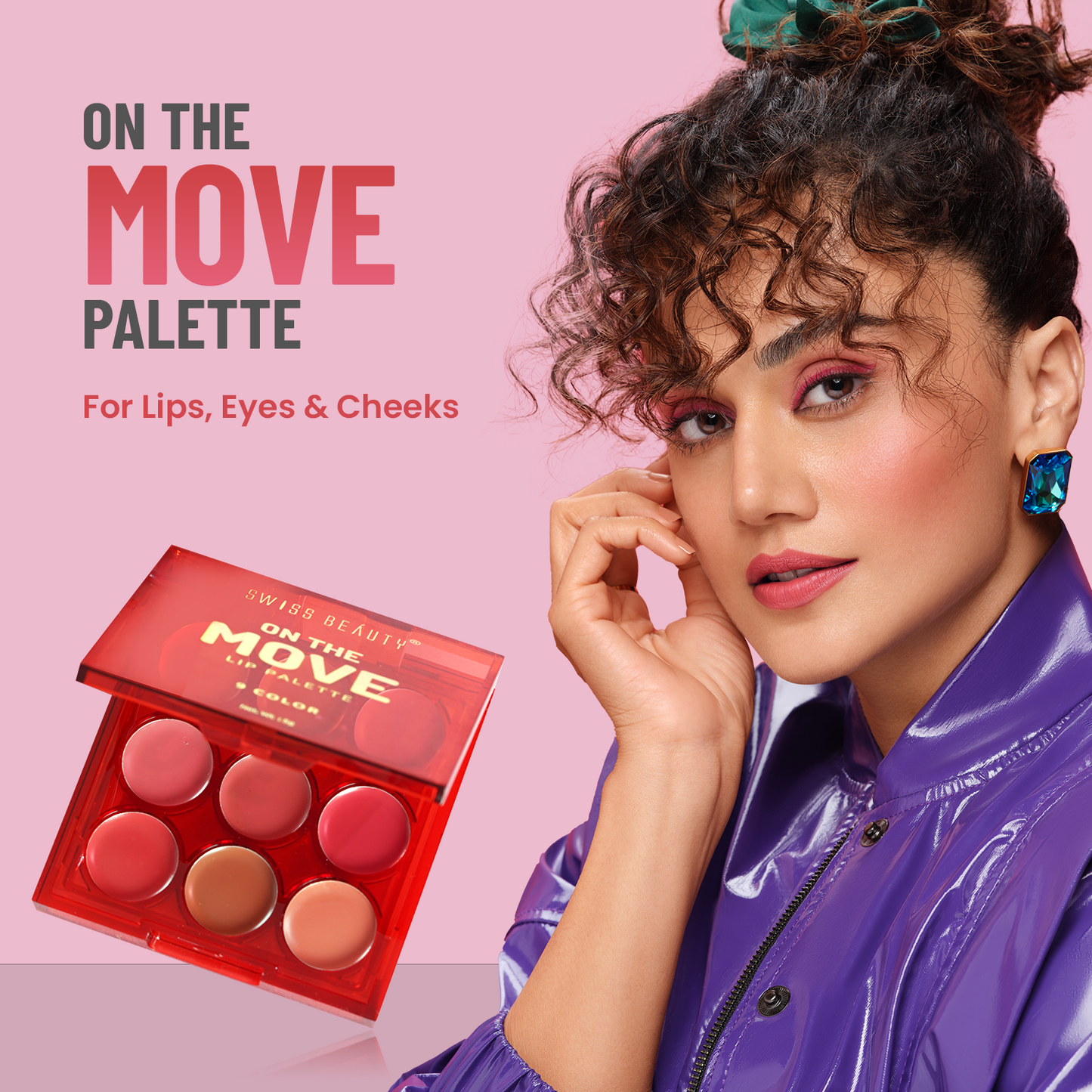 Swiss Beauty On The Move Lip Palette | 10 g | iBellaa