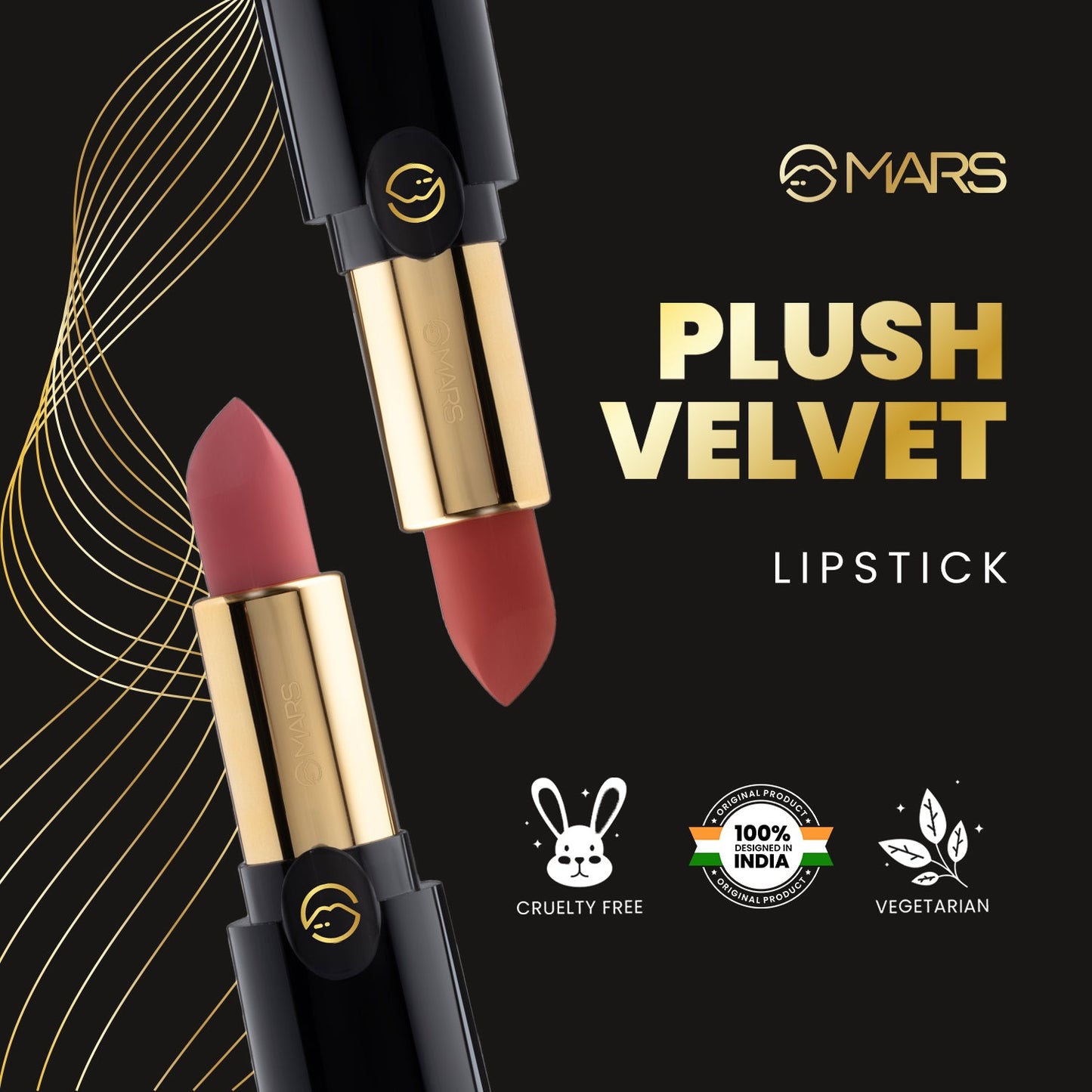 MARS Plush Velvet Lipstick | 3.2 g | iBellaa