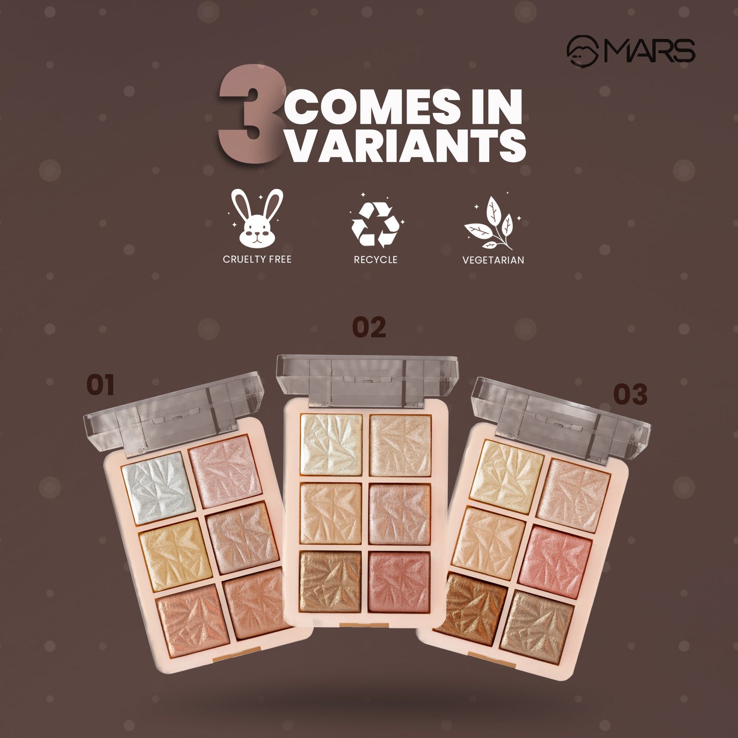 MARS Glowzilla Palette | Face Kit | 12 g | iBellaa