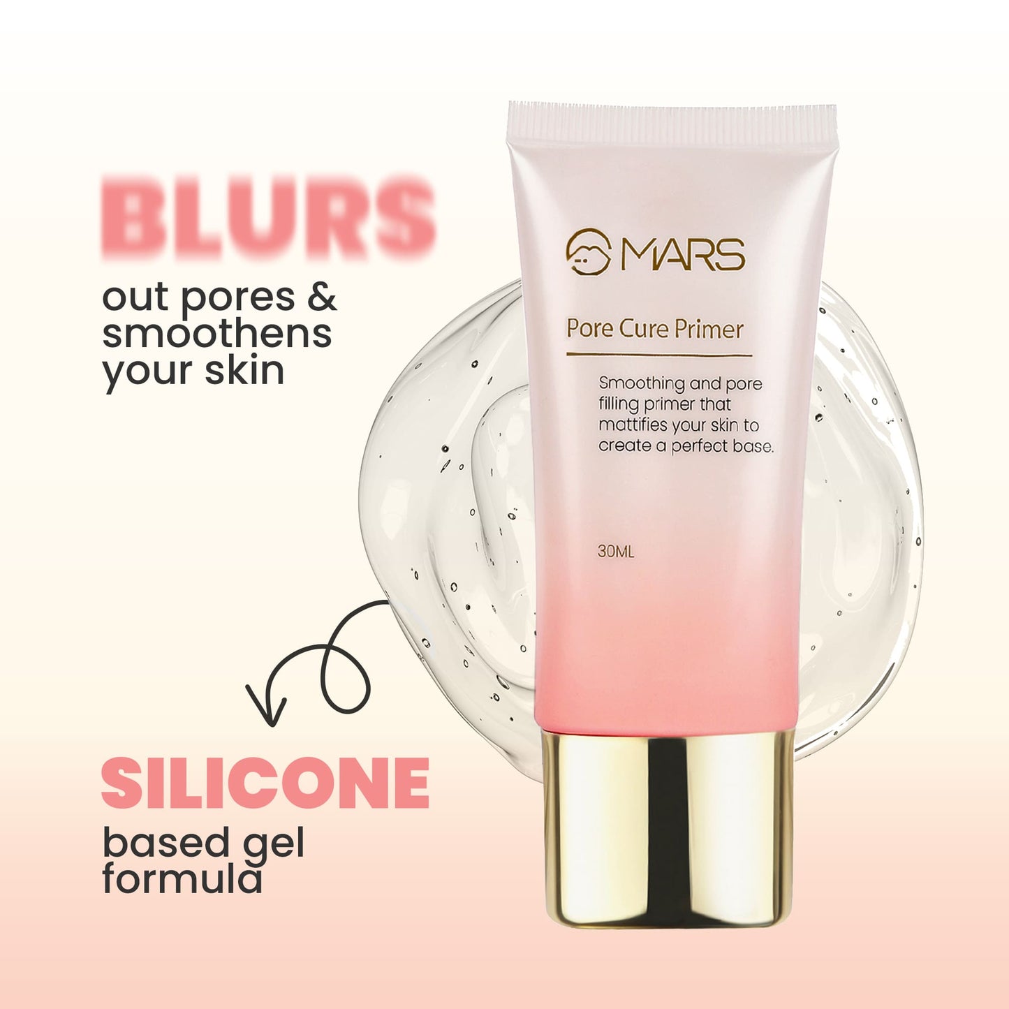 MARS Pore Filling Primer | Pore Cure Primer | 30 ml | iBellaa