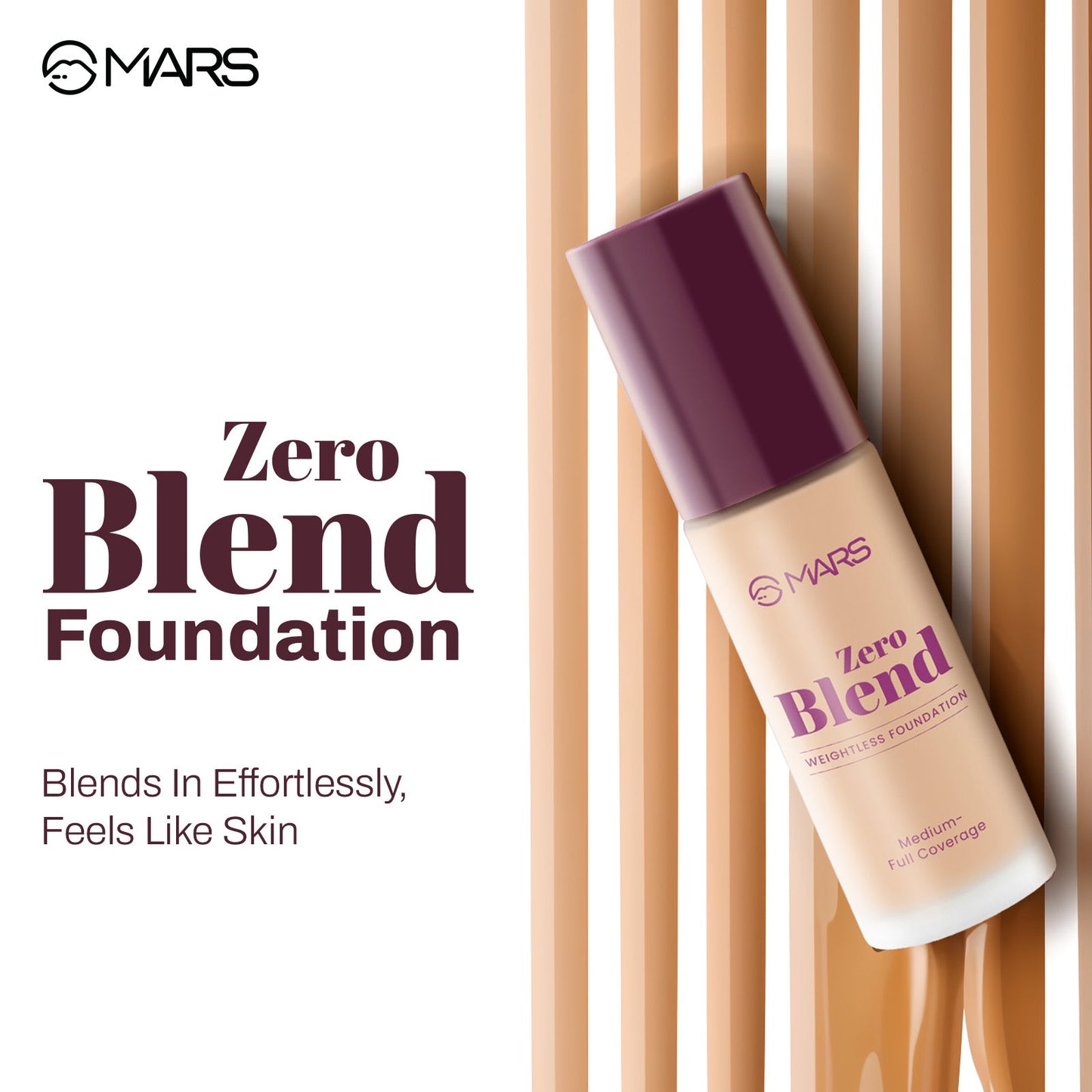 MARS Zero Blend Weightless Foundation | iBellaa