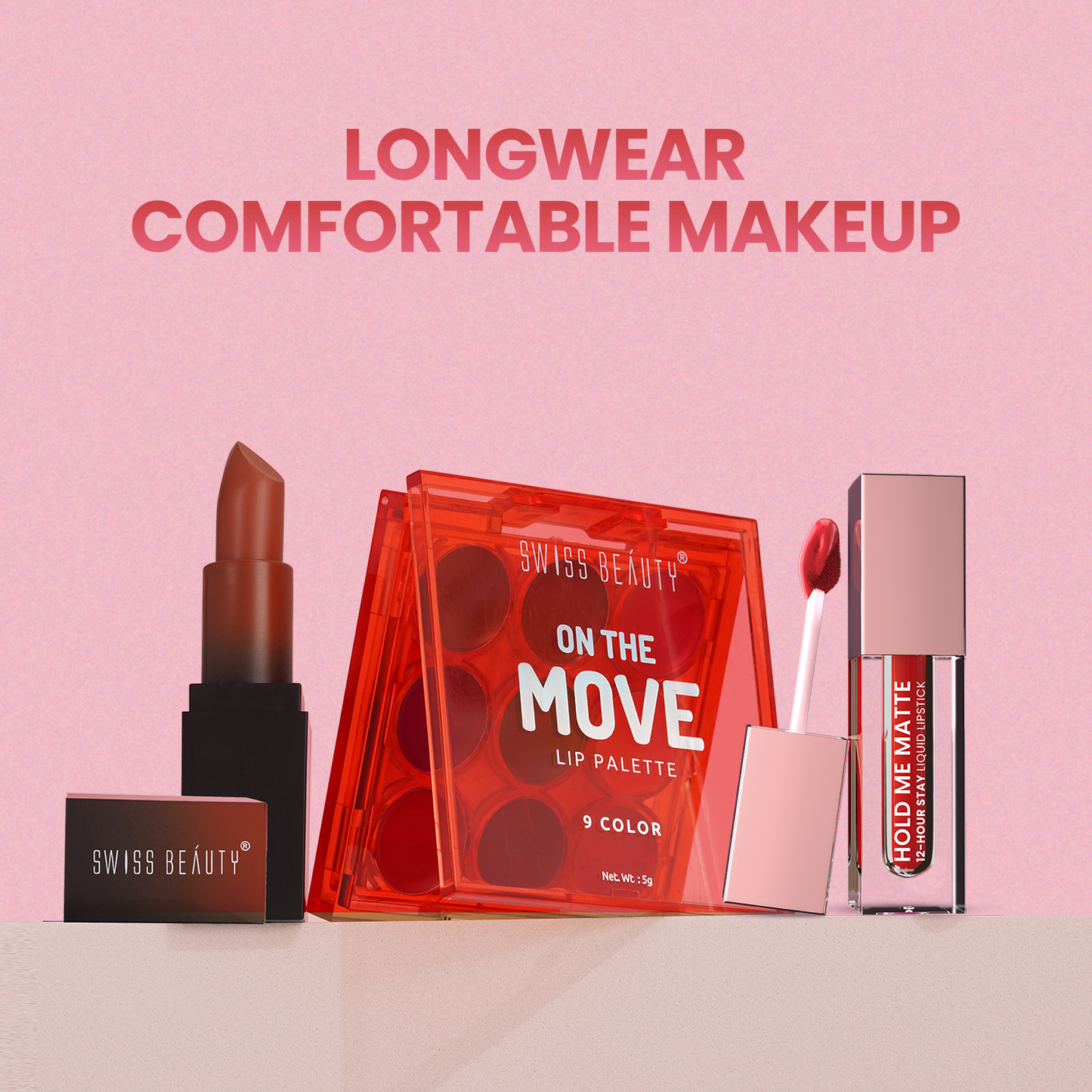 Swiss Beauty On The Move Lip Palette | 10 g | iBellaa