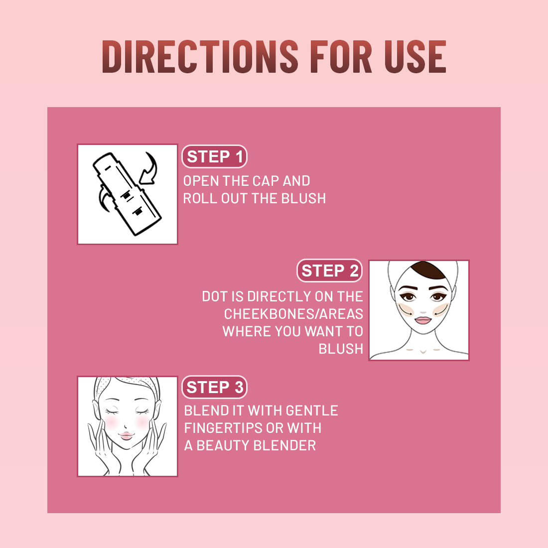 Coloressence Blush Magic Dewy Finish Blush Stick | 7 g | iBellaa