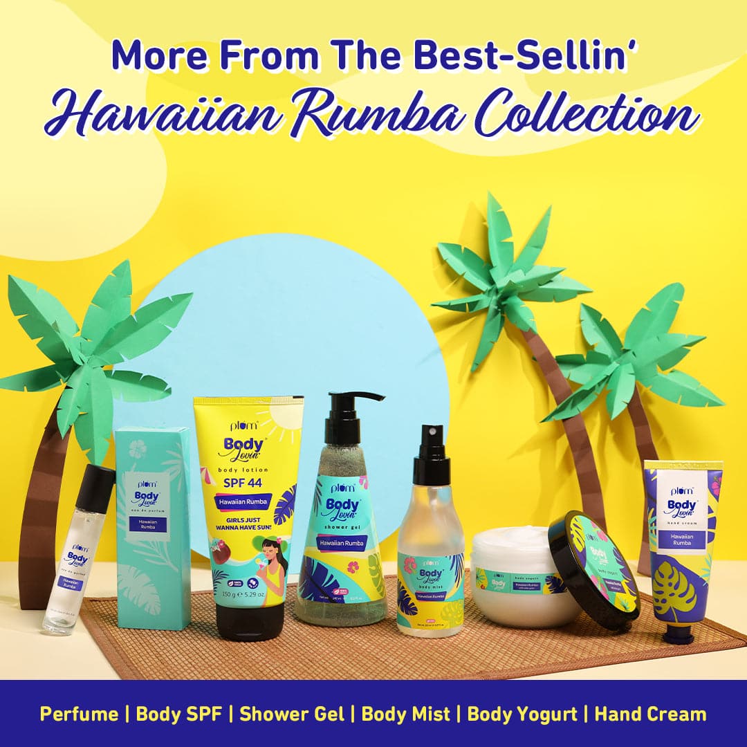 Plum Hawaiian Rumba Body Lotion SPF 44 PA+++ by Plum BodyLovin' | Body Sunscreen | 150 g | iBellaa