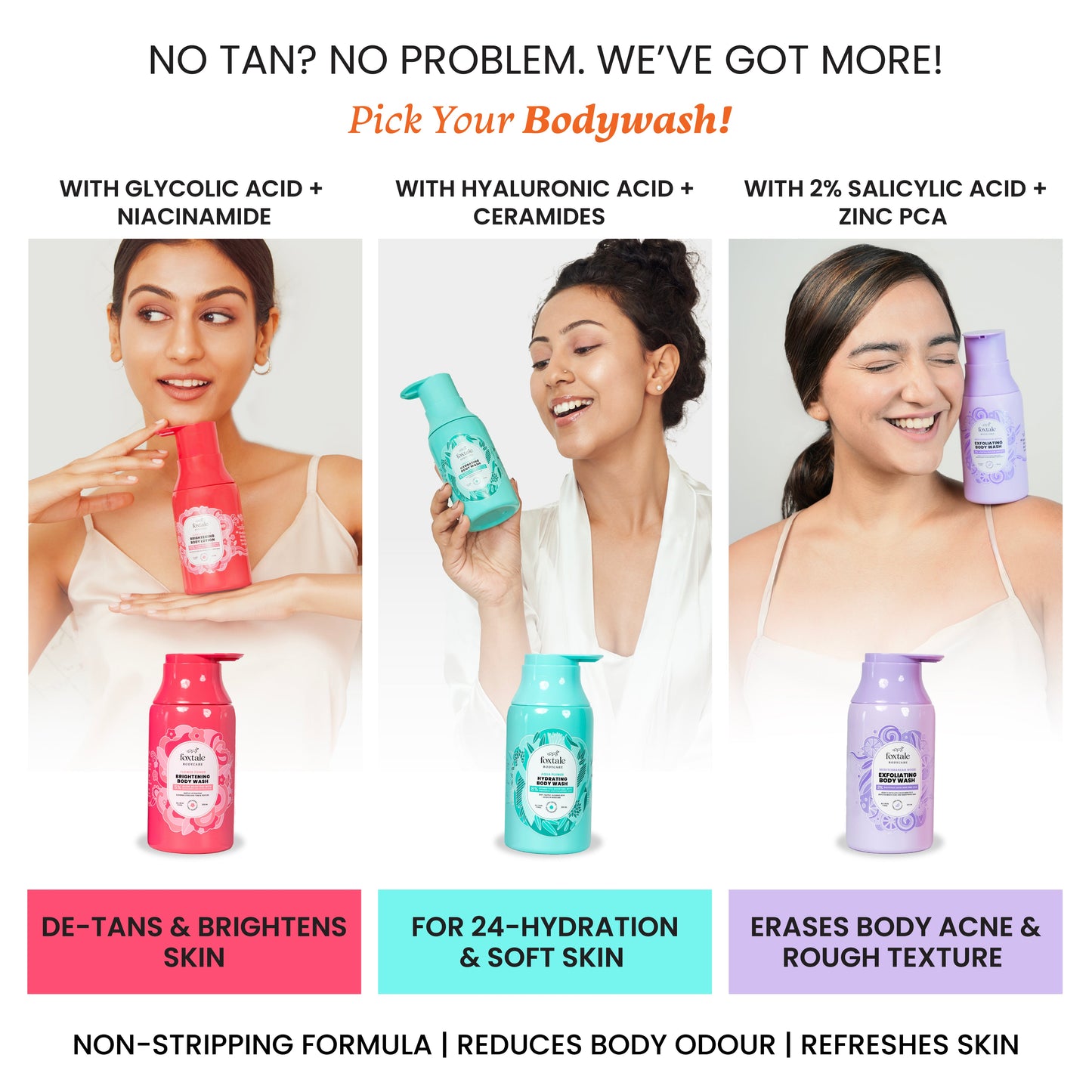 Foxtale Brightening Body Wash | 250 ml | iBellaa