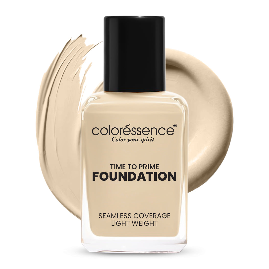 Coloressence Time to Prime Full Coverage Liquid Foundation | 30 ml | iBellaa