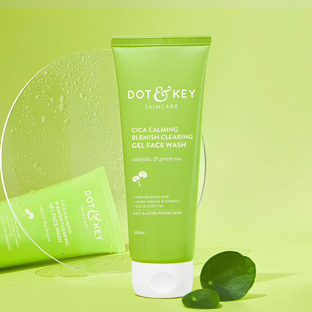 DOT & KEY Cica + Salicylic Acid Gel Face Wash for Oily Skin | iBellaa