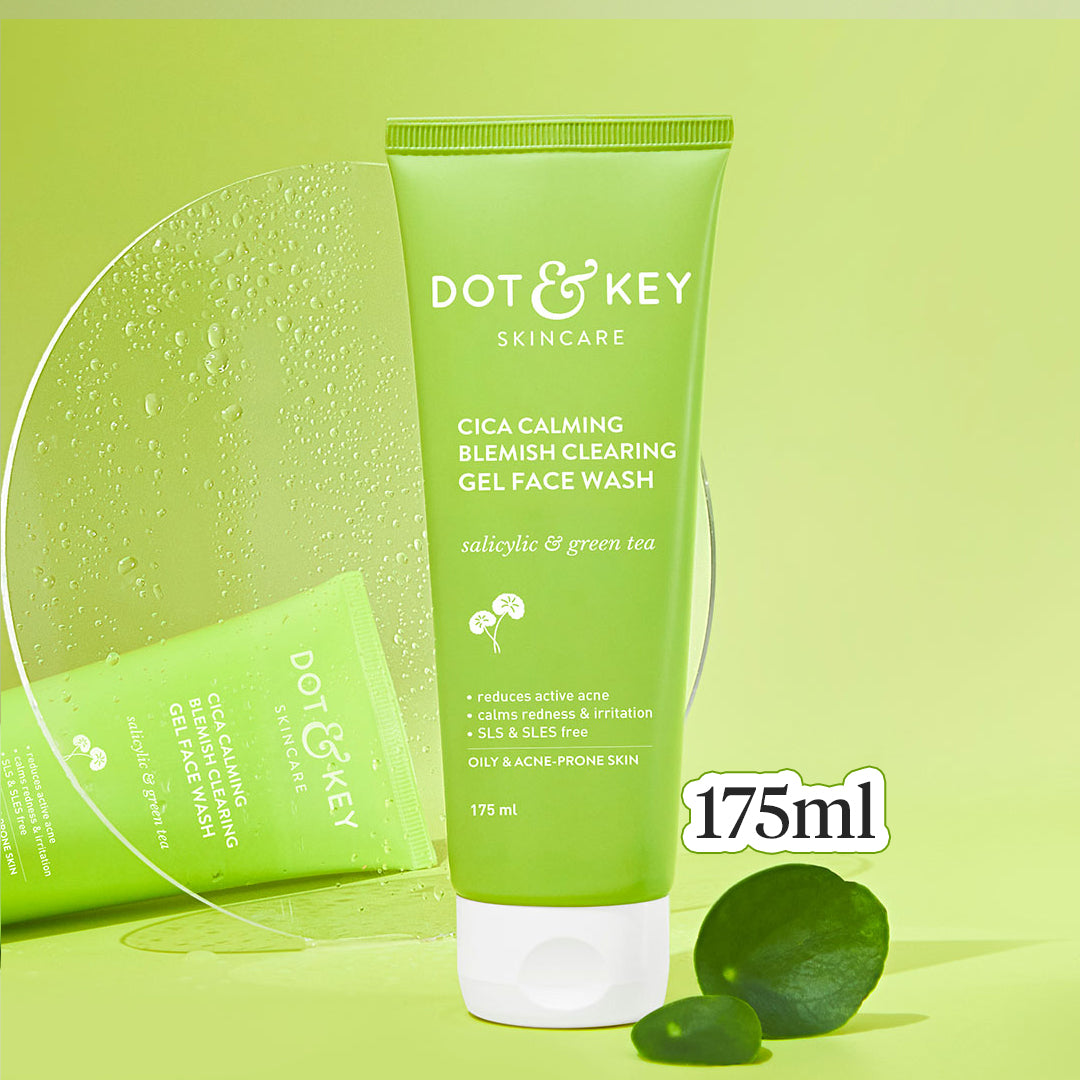 DOT & KEY Cica + Salicylic Acid Gel Face Wash for Oily Skin | iBellaa
