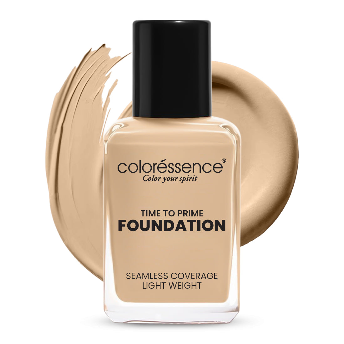 Coloressence Time to Prime Full Coverage Liquid Foundation | 30 ml | iBellaa