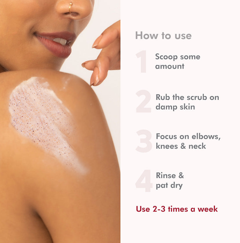 Coffee Body Scrub with Berries How To Use