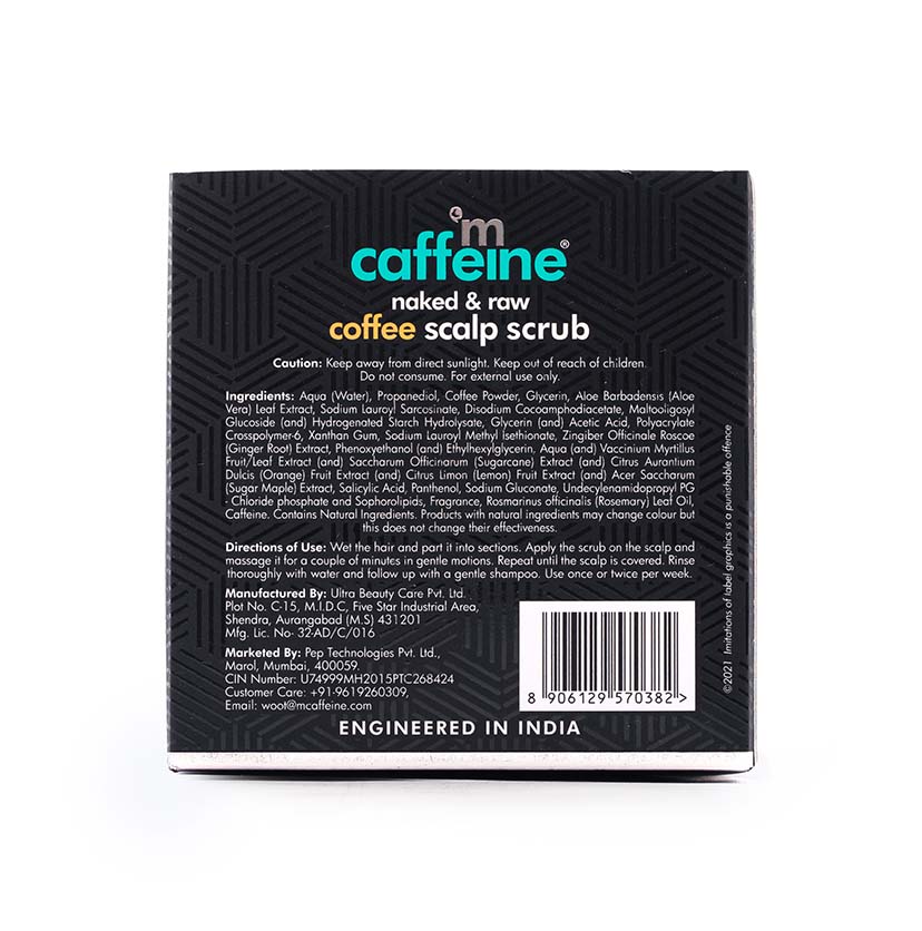 mCaffeine Coffee Scalp Scrub - 250g | iBellaa