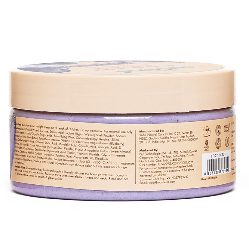 mCaffeine Blueberry Breeze Body Scrub - 175g | iBellaa