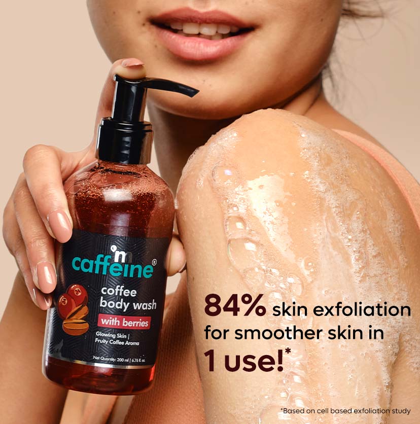 mCaffeine Coffee Body Wash with Berries - 200ml | iBellaa