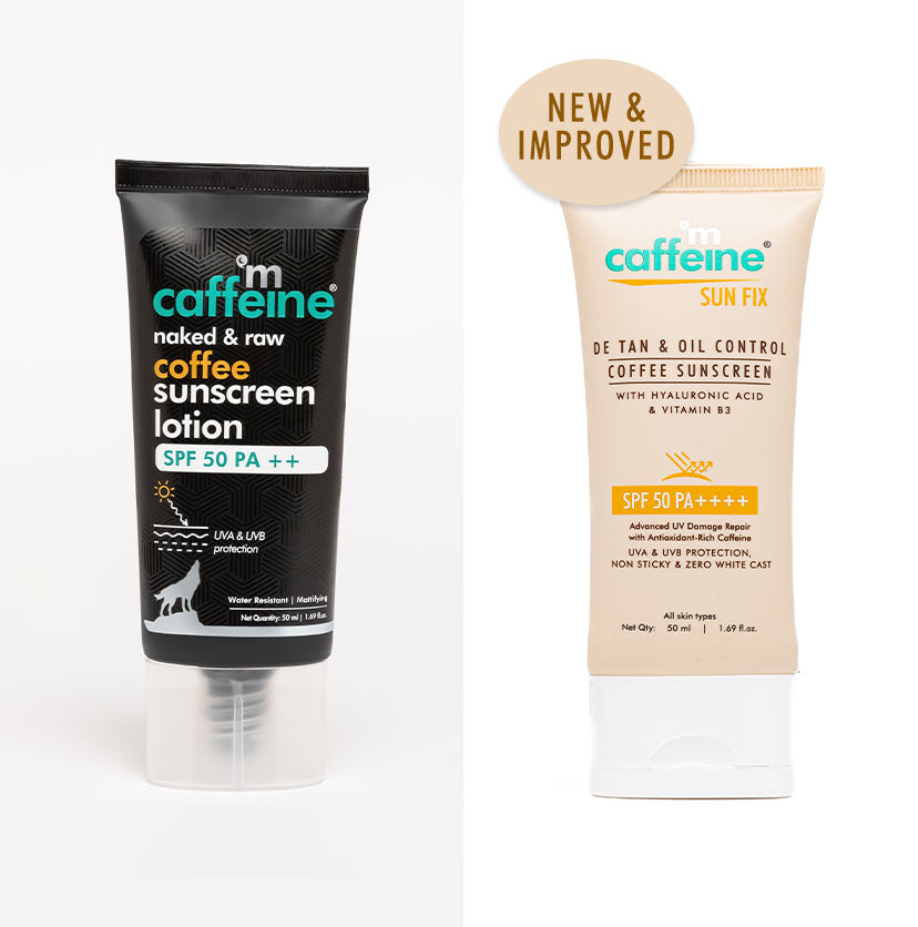 mCaffeine Coffee Sunscreen SPF 50 PA++++ | 50ml | iBellaa
