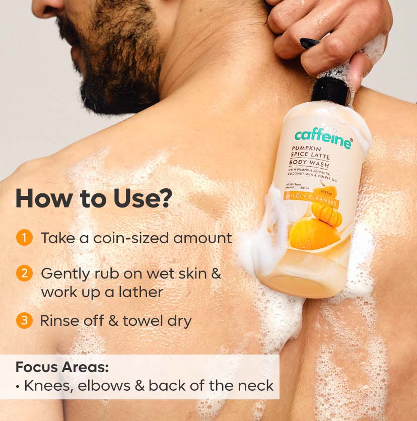 mCaffeine Pumpkin Spice Latte Body Wash 300 ml | iBellaa