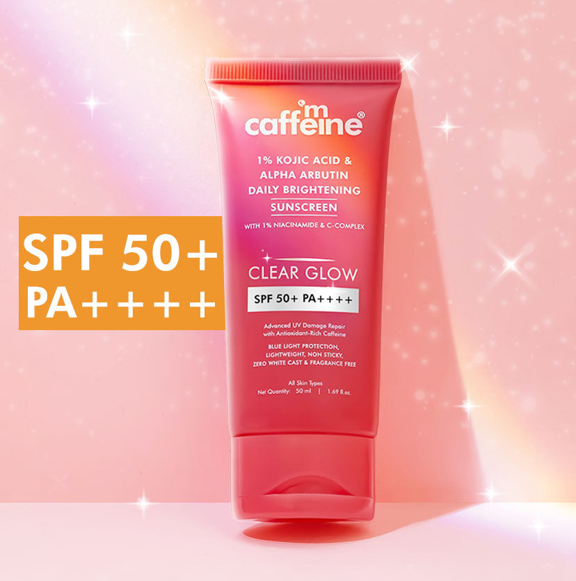 mCaffeine Brightening Sunscreen SPF 50 PA++++ | 50 ml | iBellaa
