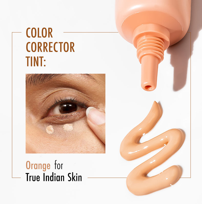 mcaffeine Brightening & Color Corrector Tinted Eye Cream - Orange 15ml | iBellaa