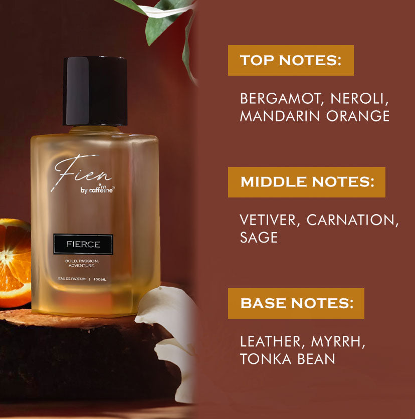 mcaffeine Fierce Perfume for Men - Citrusy Scent - 100ml | iBellaa
