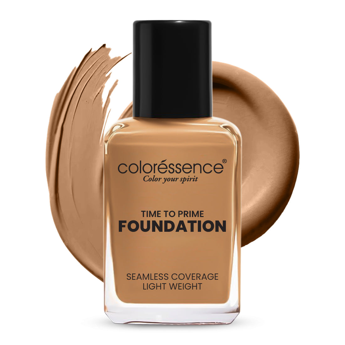 Coloressence Time to Prime Full Coverage Liquid Foundation | 30 ml | iBellaa