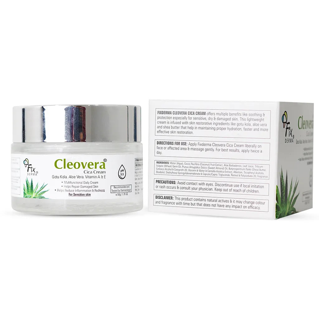 Fixderma Cleovera Cica Cream | 50 g | iBellaa