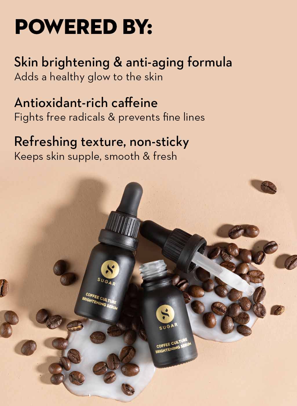 SUGAR Coffee Culture Brightening Serum | 15 ml | iBellaa
