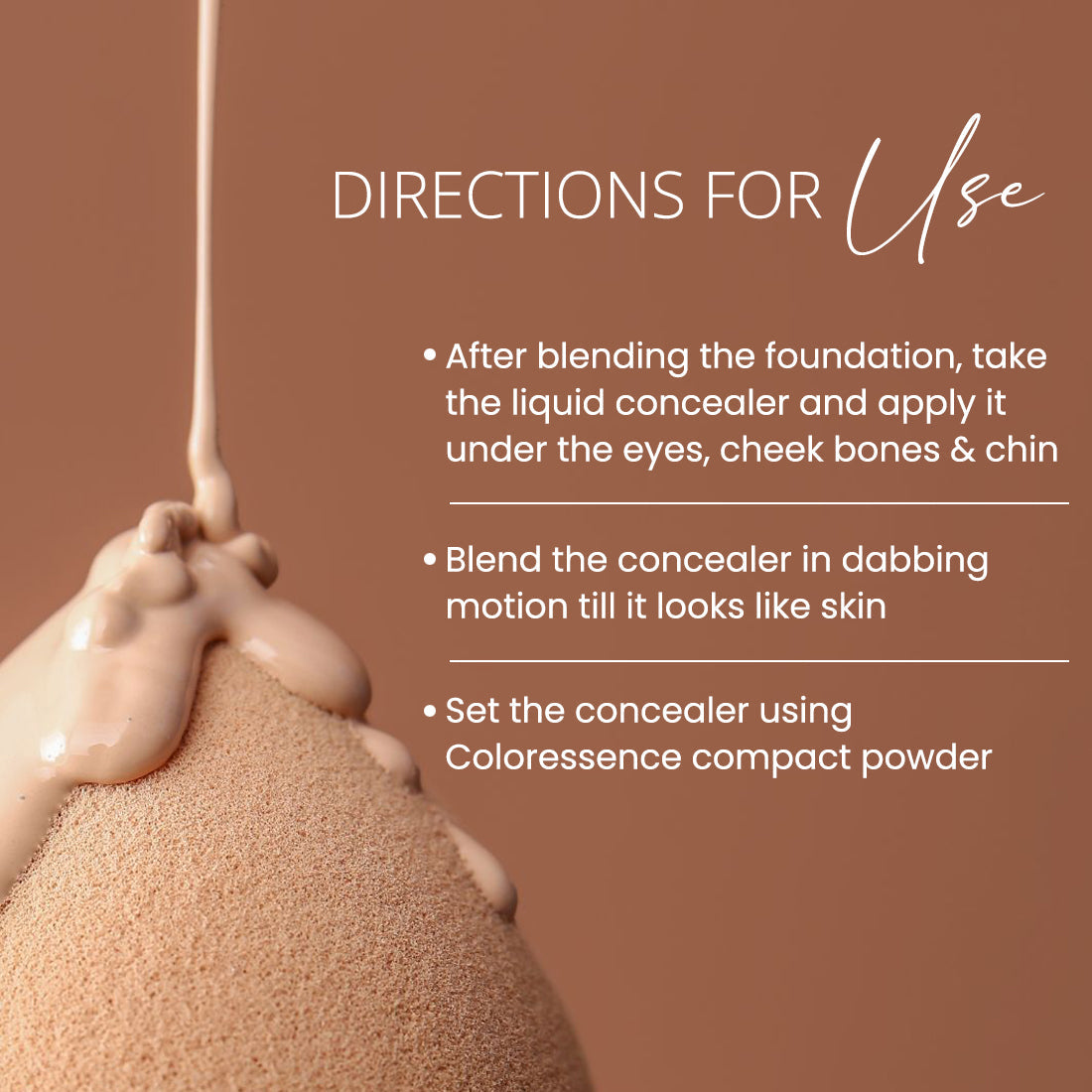 Coloressence Total Conceal Max Coverage Liquid Concealer - Lightweight & Long Lasting | 3.5 ml | iBellaa