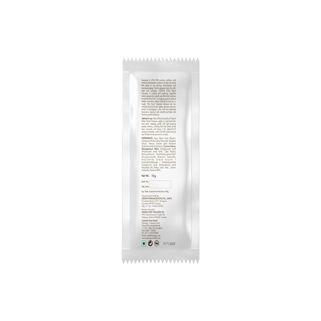 Ozone D-Tan Facial Cleanser - (6 x 10g) | iBellaa