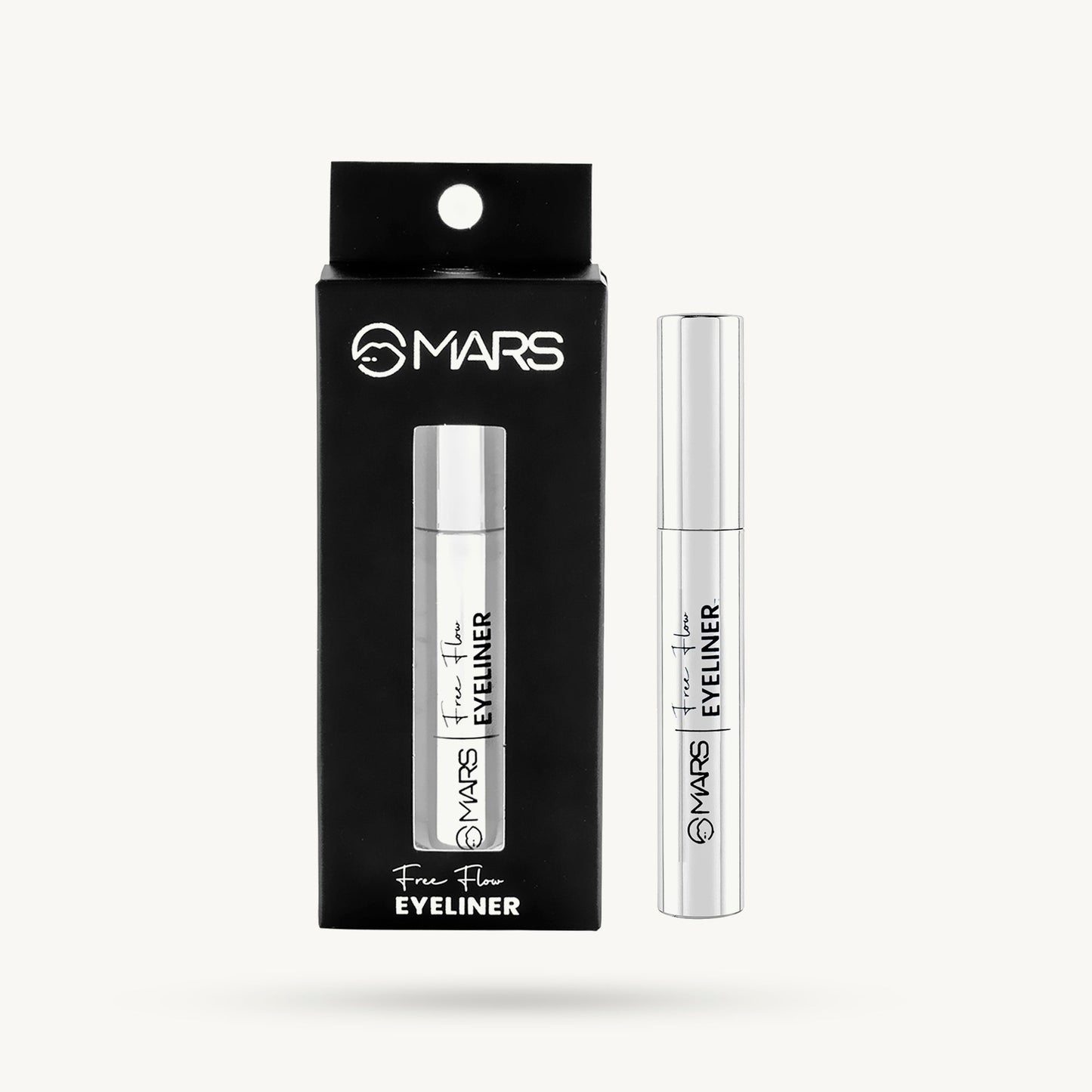 MARS Black Liquid Eyeliner | Free Flow Eyeliner | 6 ml | iBellaa