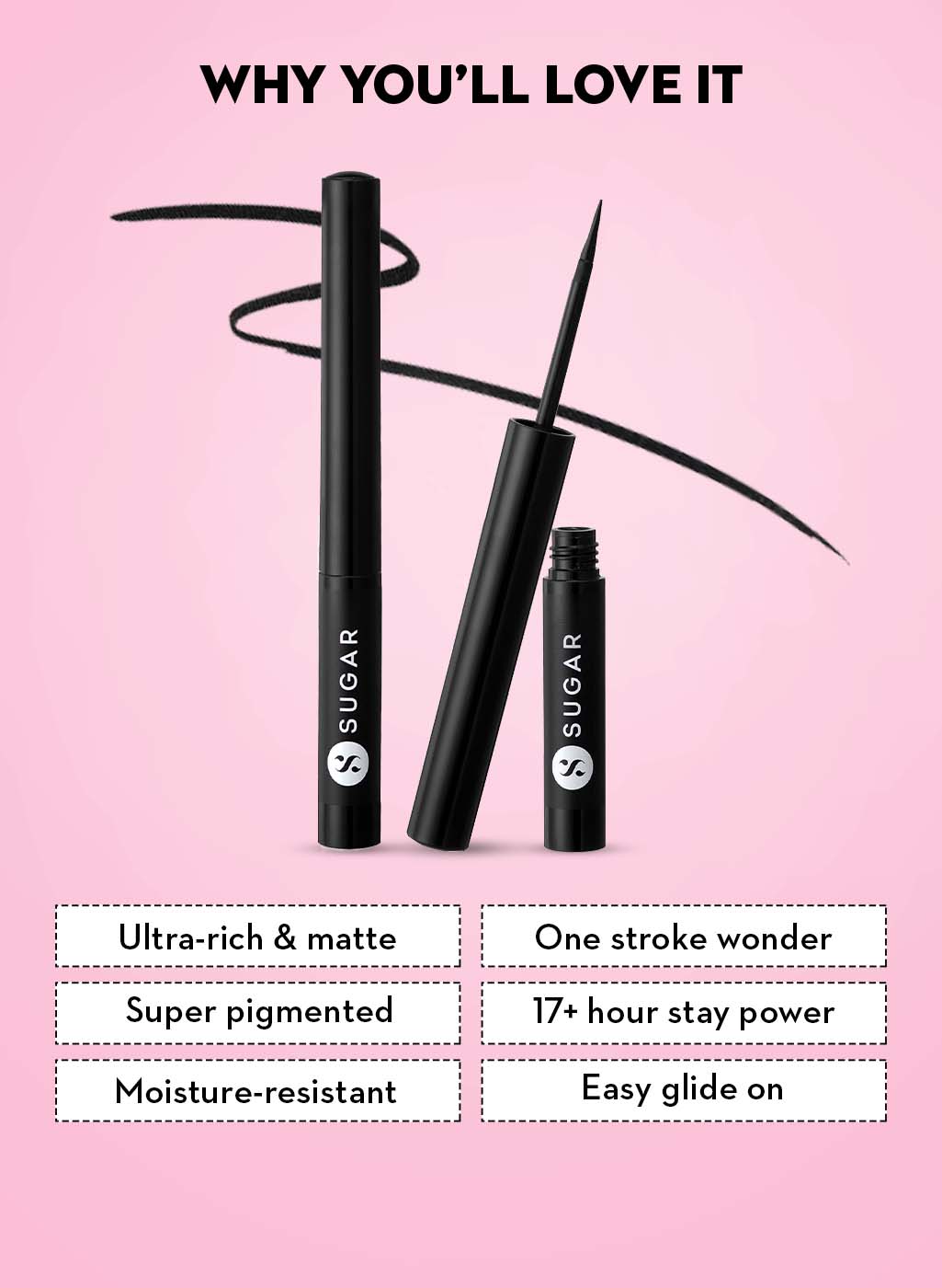 SUGAR Eye Warned You So! Double Matte Eyeliner | 1.7 ml | iBellaa