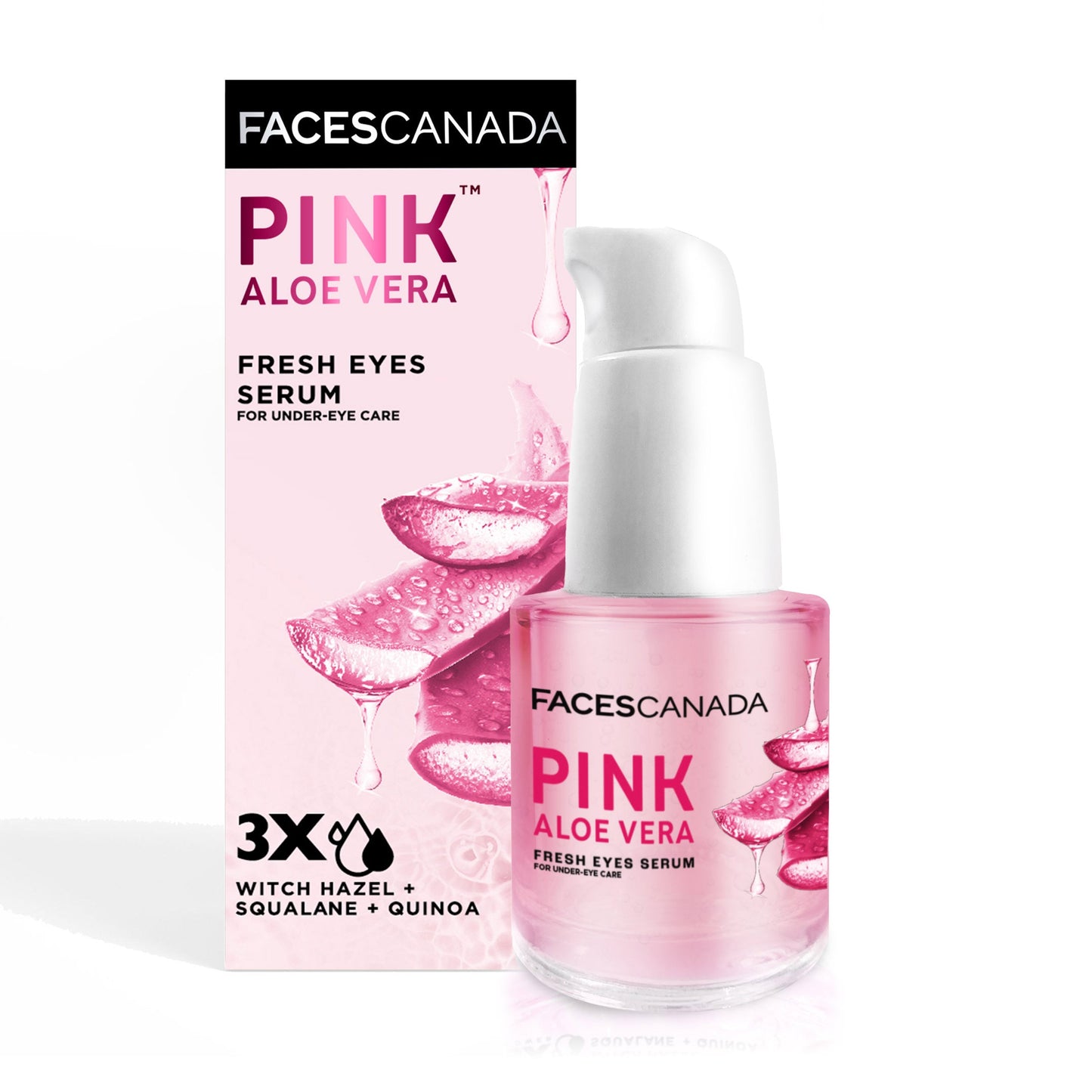 Faces Canada Pink Aloe Vera Fresh Eyes Serum | 50 g | iBellaa