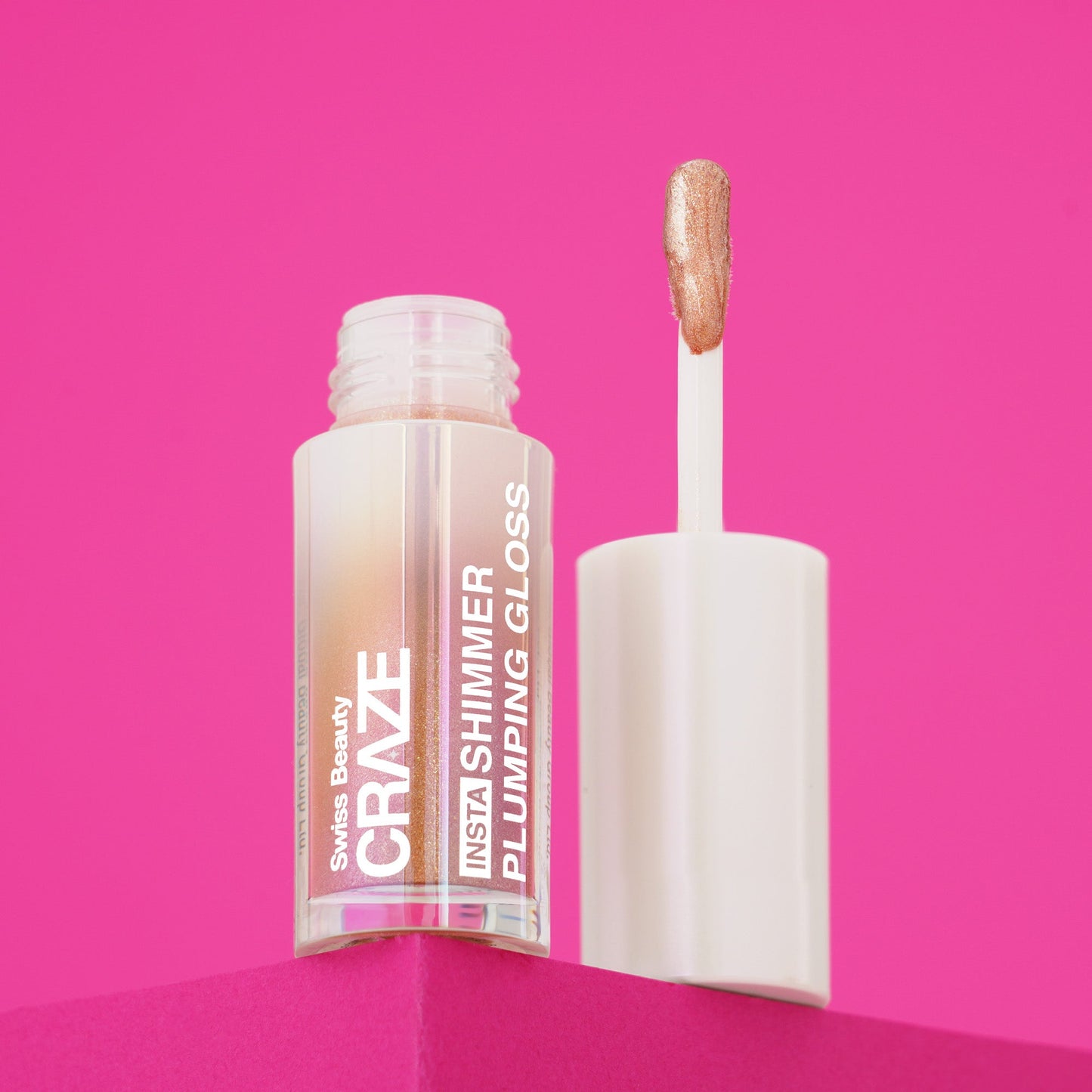 Swiss Beauty CRAZE Insta Shimmer Plumping Gloss | 3.5 ml | iBellaa