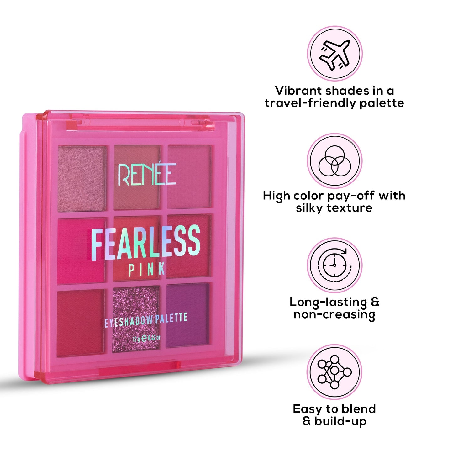 RENEE Fearless Eyeshadow Palette 12gm | iBellaa