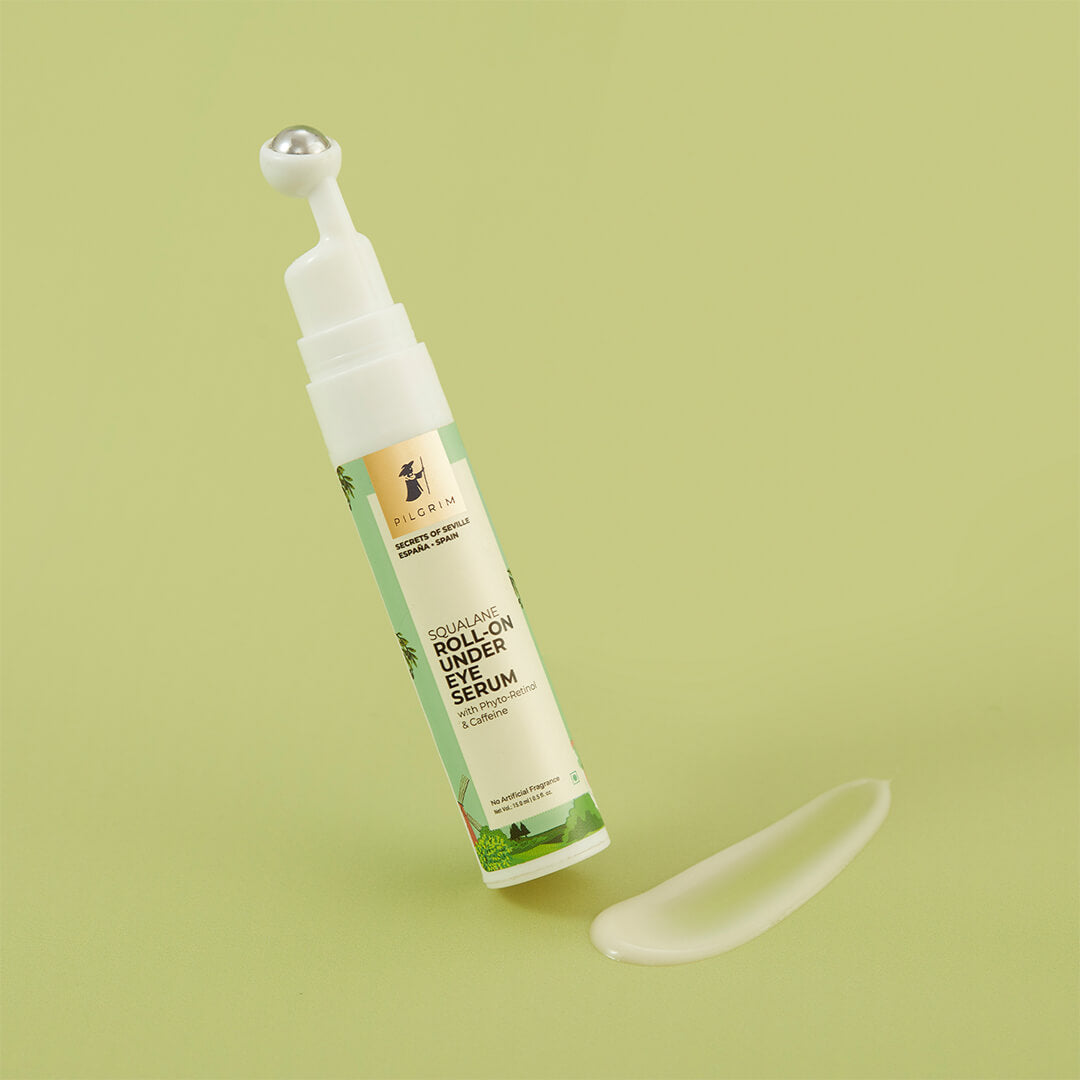 Pilgrim Squalane Roll-On Under Eye Serum | 15 ml | iBellaa