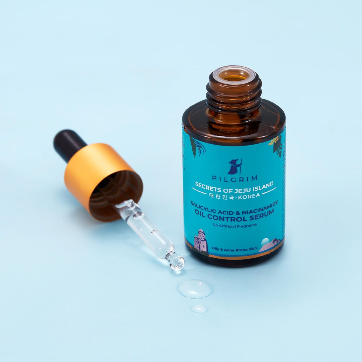 Pilgrim Salicylic Acid & Niacinamide Oil Control Serum | 30 ml | iBellaa