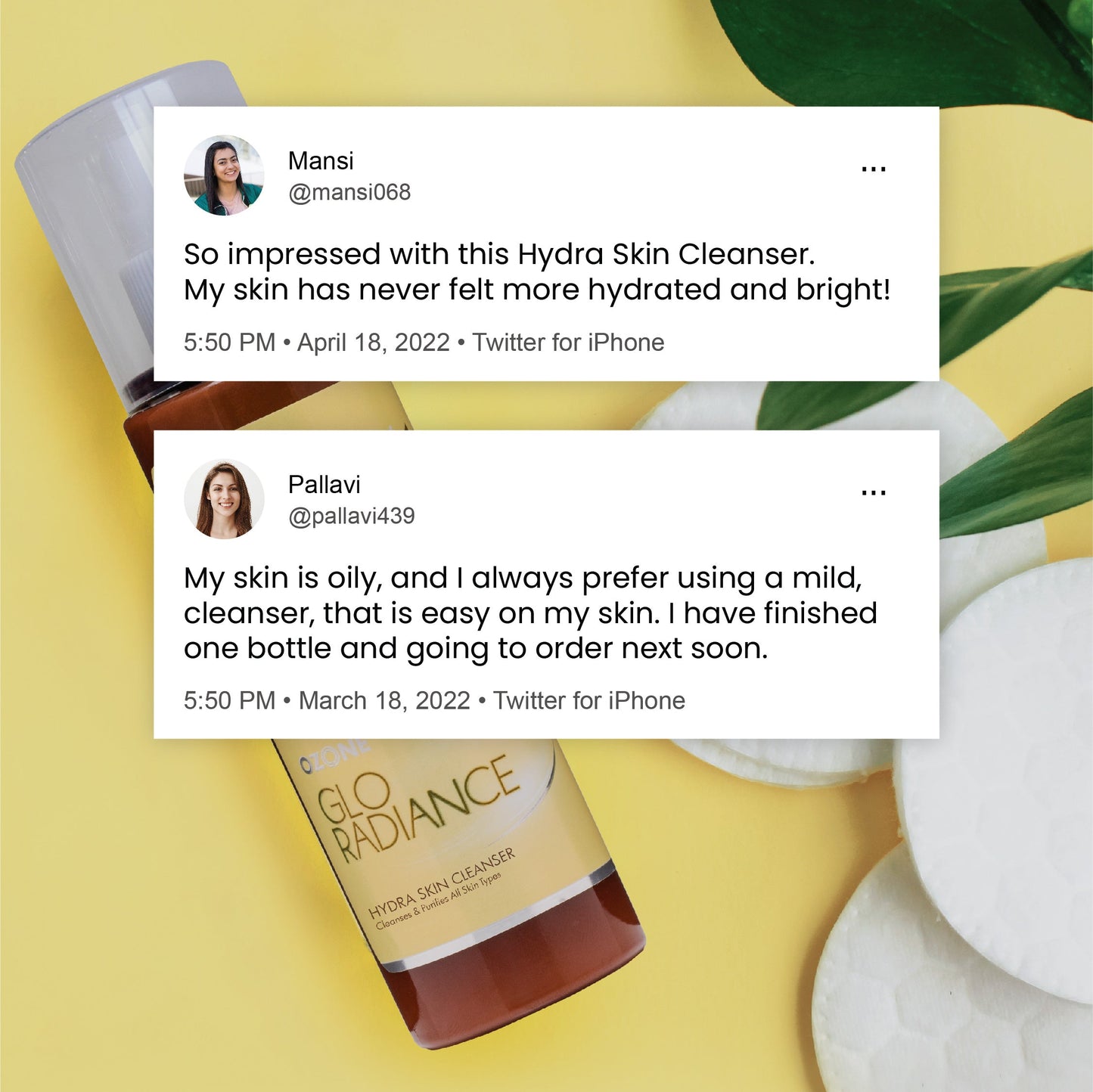 Ozone Glo Radiance Hydra Skin Cleanser | 150 ml | iBellaa