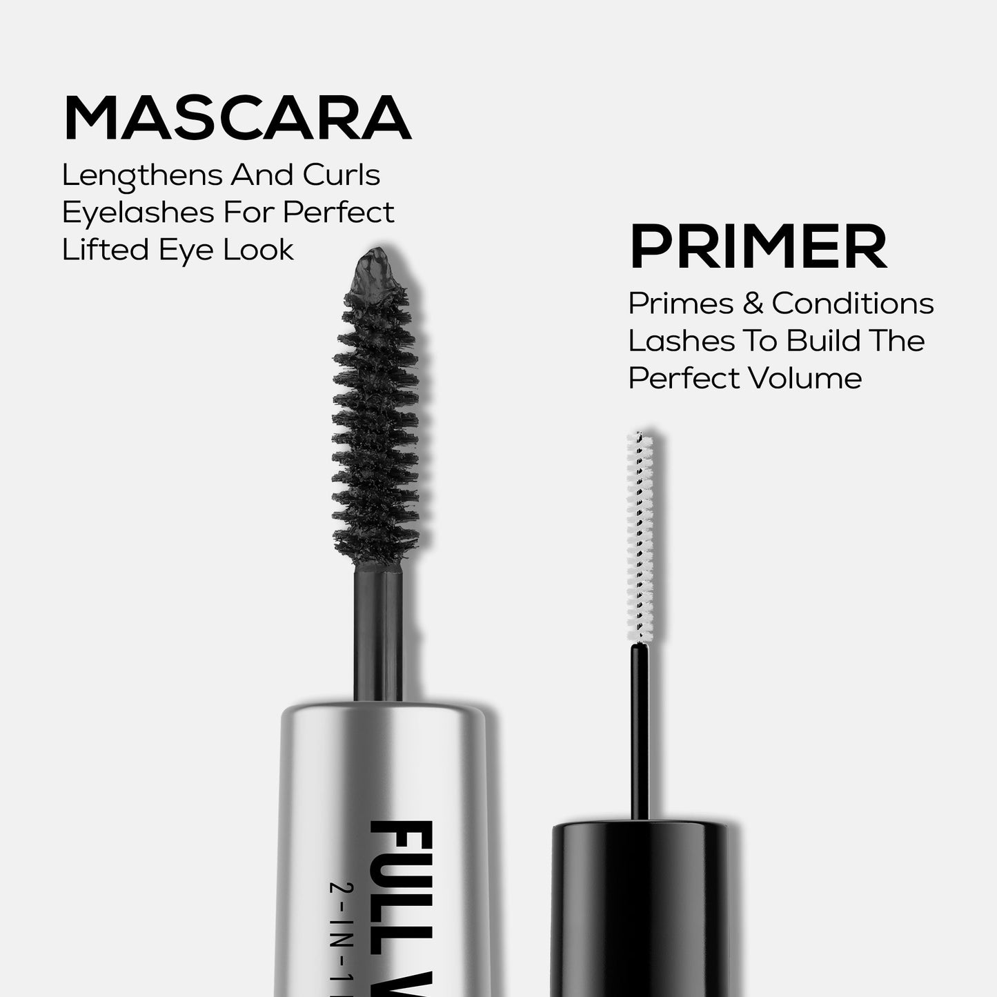 RENEE Full Volume 2-in-1 Mascara with Primer, 10ml | iBellaa