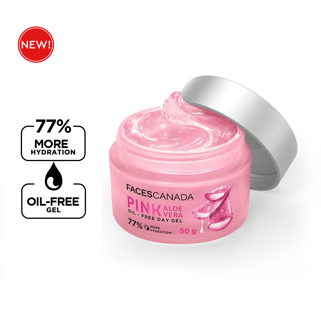 Faces Canada Pink Aloe Vera Oil-Free Day Gel | 15 g | iBellaa